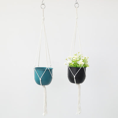 Macetero Colgante de Hierro Artístico para Decoración del Hogar - Image 2