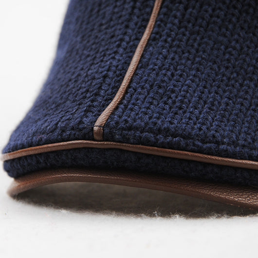 Gorra de Invierno Vintage Británica para Hombre - Gorro Tejido Grueso y Cálido - Image 4