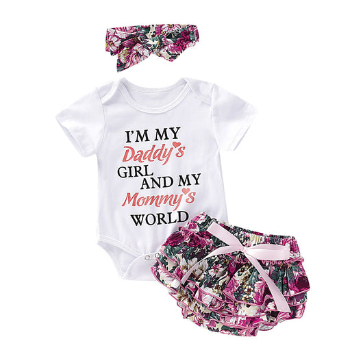 Conjunto Floral de Tres Piezas: Short y Accesorios - Image 11