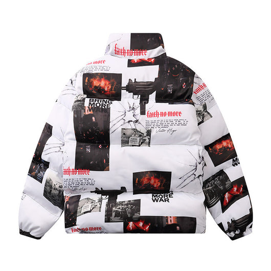 Chaqueta Acolchada de Algodón con Cuello Alto - Calidez Extrema - Image 12