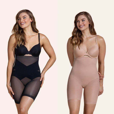Faja Corset de Cintura Alta Sin Costuras Control Total