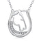 Collar Cabeza de Caballo con Colgante de Micro Circones