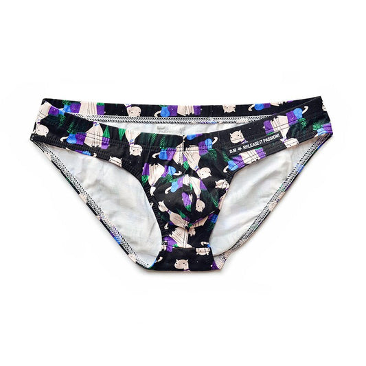 Pantis Triangulares Estampado Cintura Baja Sexy