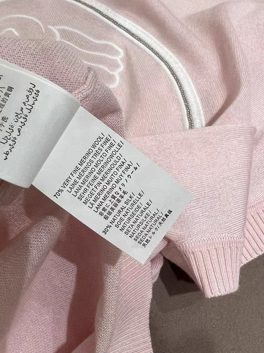 Suéter Tejido Corto para Mujer con Patrón de Cuentas - Diseño Industrial Moderno - Image 14