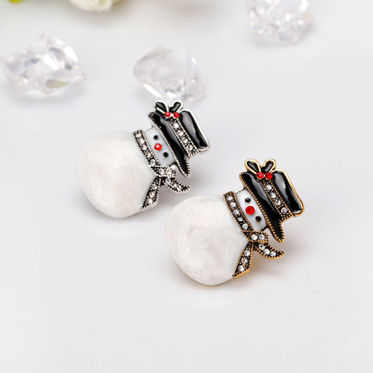 Broche Navideño Muñeco de Nieve