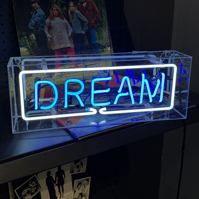 Lámpara Decorativa Neon Retro con Tubo de Vidrio y Base de Hierro - Image 9