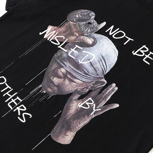 Camiseta Hip-Hop Casual con Estampado de Avatar Personalizado para Hombre - Image 8