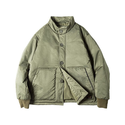 Abrigo de Trabajo Japonés Entallado para Hombre Invierno - Image 11