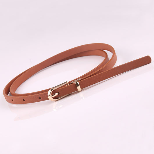 Cinturón Fino para Dama con Hebilla Pin - Versátil y Elegante - Image 15