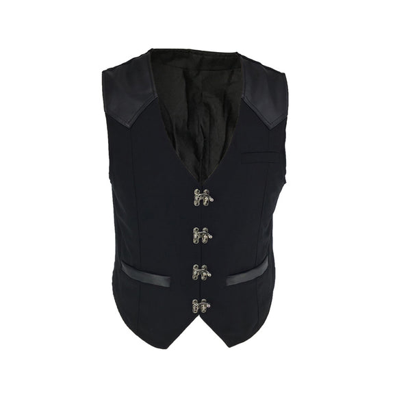 Chaleco Ajustable con Hebillas de Metal de Una Fila