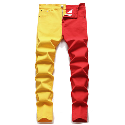 Jeans Slim Fit Elásticos con Costuras Decorativas para Hombre - Image 3