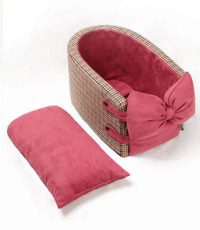 Cama Elevada para Mascotas con Soporte en Consola Central del Auto - Image 14