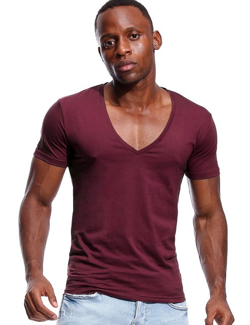 Playera Escote Profundo para Hombre - Cuello en V Amplio - Image 6