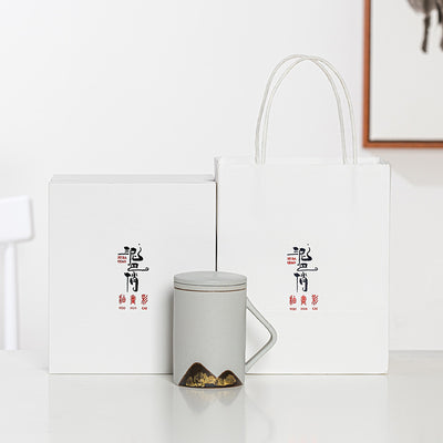 Taza de Té Artesanal con Asa de Madera, Filtro Integrado y Tapa - Image 6