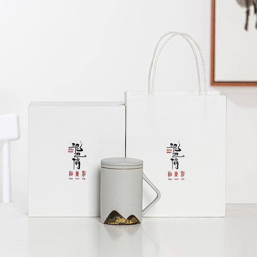 Taza de Té Artesanal con Asa de Madera, Filtro Integrado y Tapa - Image 6