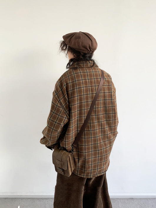 Camisa de Trabajo a Cuadros Vintage Invierno - Image 4