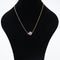 Natural Stone Crystal Ore Pendant Necklace Rosado crystal
