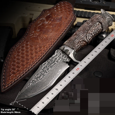 Cuchillo Forjado de Defensa Personal - Acero de Alta Dureza - Image 5