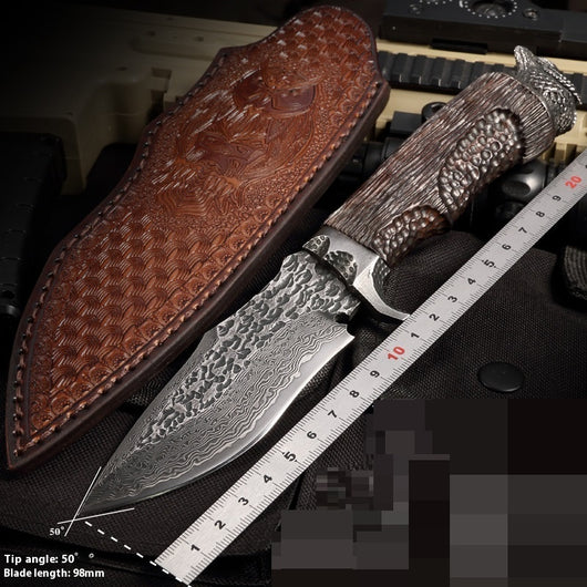 Cuchillo Forjado de Defensa Personal - Acero de Alta Dureza - Image 5