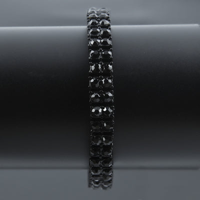 Pulsera de Dos Filas con Cristales para Hombre - Image 5