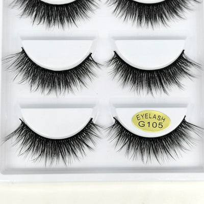 Set de 5 Pares de Pestañas Postizas 3D Voluminosas y Rizadas - Image 7