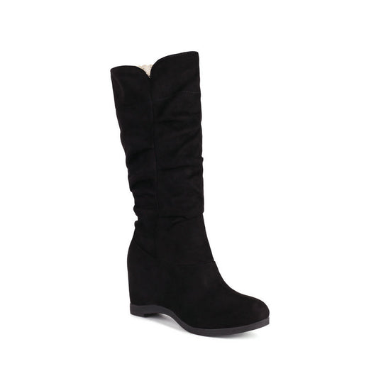 Botas Plataforma de Ante para Mujer - Estilo Alto y Versátil - Image 6