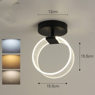 Lámpara de Techo Minimalista Luxury con Guía de Línea para Porche - Image 27