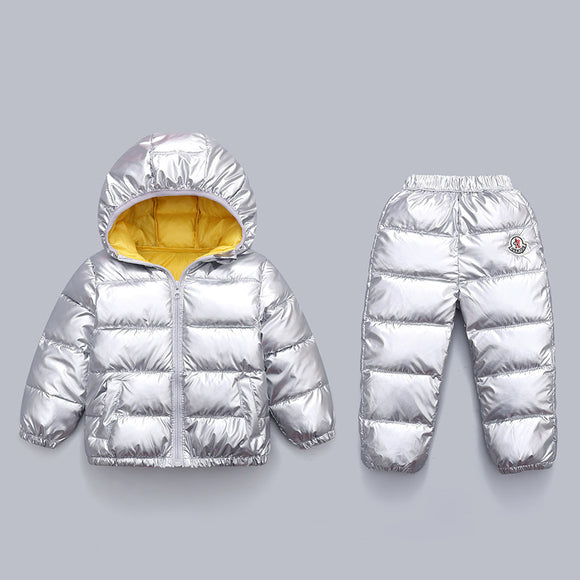 Conjunto de Algodón con Plumón para Niños