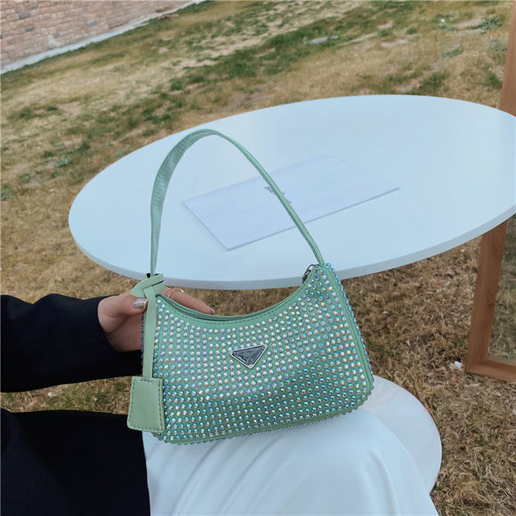 Bolsa Transversal Quadrada Texturizada - Bolsa de Ombro Versátil