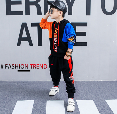 Conjunto Deportivo Infantil Coreano Primavera - Sudadera y Pantalón para Niños Grandes - Image 8