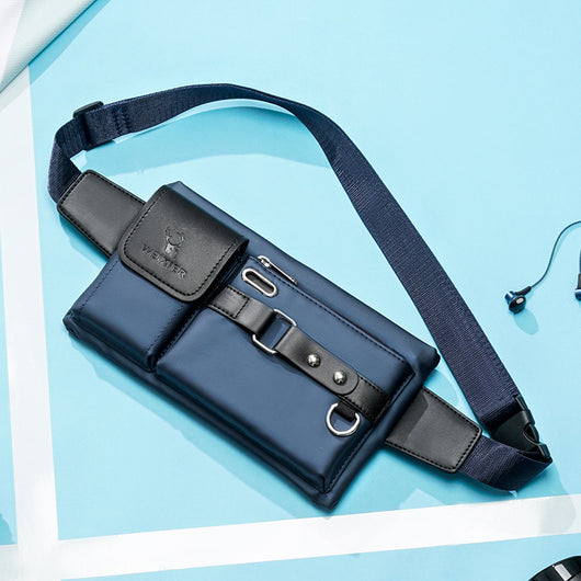 Bolsa de Cintura Retro para Hombre - Gran Capacidad Impermeable - Image 2