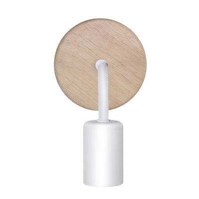 Lámpara de Pared Nórdica Minimalista Hierro y Madera - Image 4