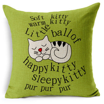 Almohada de Cintura en Algodón y Lino para Gatos - Image 11