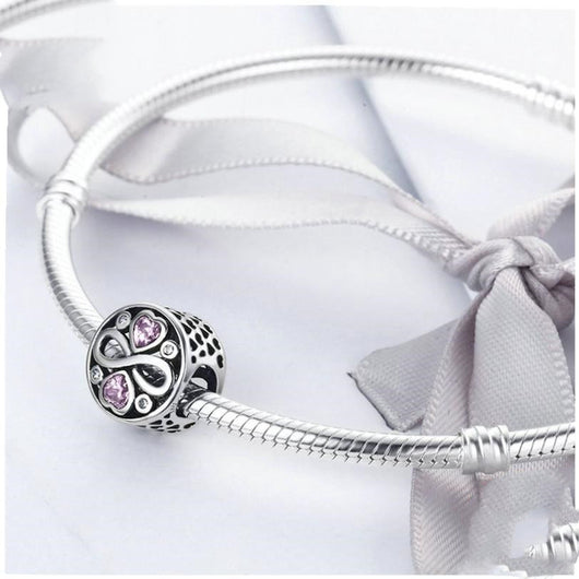 Cuenta de Plata con Corazón para Pulseras DIY - Image 7
