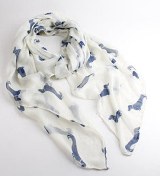 Chal Estampado con Motivos Animales - Image 9