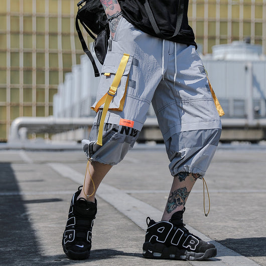 Pantalones Cortos de Bloques de Color para Hombre - Image 12