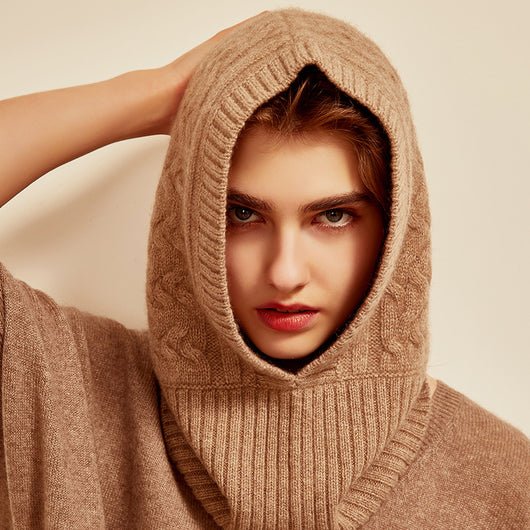Gorro Tejido Pareja Cashmere Cable Unisex
