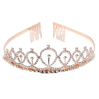 Corona de Cumpleaños Nupcial con Diamantes Brillantes en Aleación - Image 10