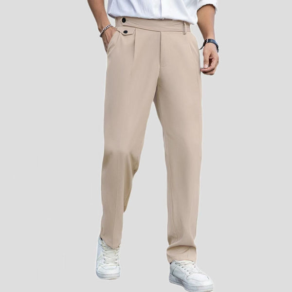 Pantalones Casuales Rectos para Hombre - Estilo Versátil