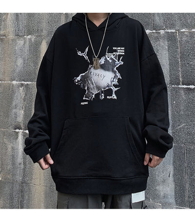 Sudadera con capucha de algodón suave y relajada - Image 11
