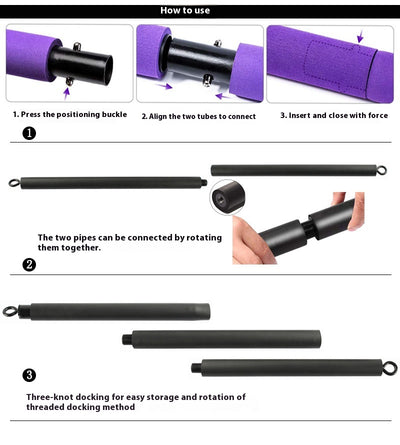 Barra de Pilates Ajustable con Resistencia - Image 14