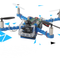 Dron Cuadricóptero Armable con Bloques de Construcción