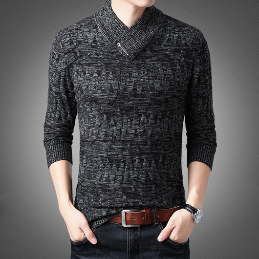 Suéter Grueso de Punto para Hombre - Abrigo Casual de Invierno - Image 11