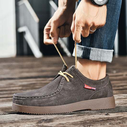 Sneakers de Ante Estilo Británico - Versátiles para Viajeros - Image 11