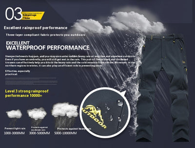 Pantalones Tácticos Impermeables y Cortavientos para Montaña - Image 27