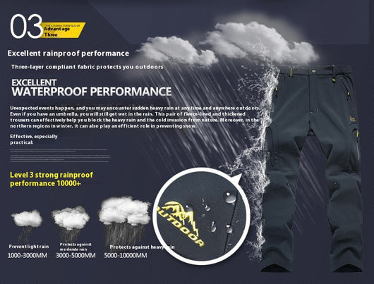 Pantalones Tácticos Impermeables y Cortavientos para Montaña - Image 27