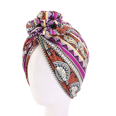 Sombrero Bandana de Algodón con Estampado Floral - Image 9