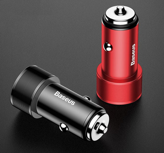 Cargador de Auto Dual USB QC3.0 36W - Carga Rápida Flash