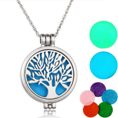 Collar Aromaterápico Árbol Luminoso con Difusor de Fragancia