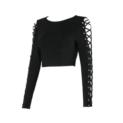 Vestido Strapless Dos Piezas con Lazada Cruzada - Image 5